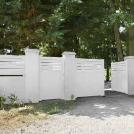 Portillon PVC sur mesure Arras (en situation)