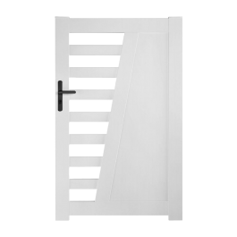 Portillon PVC sur mesure Cambrai (poignée à gauche)