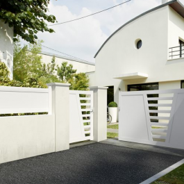 Portillon PVC sur mesure Cambrai (en ambiance)