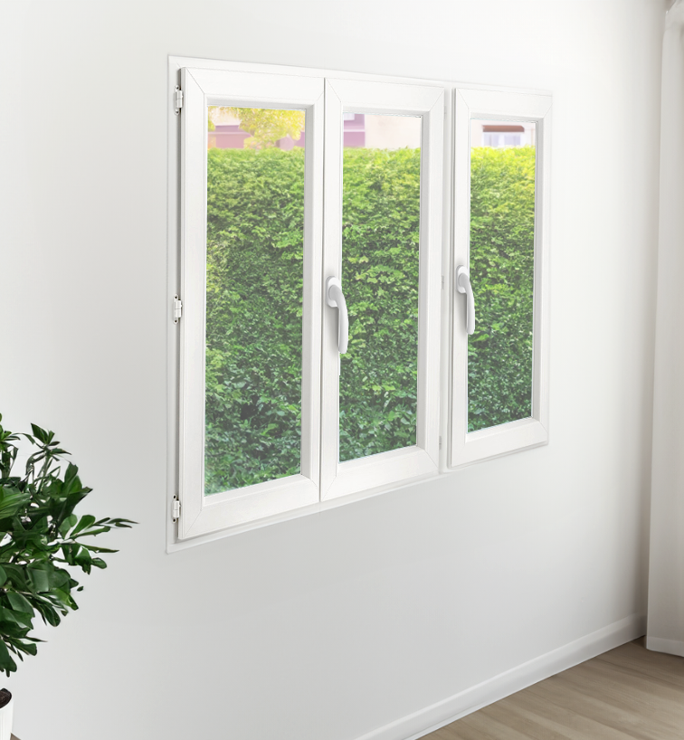 Fenêtre PVC 3 vantaux