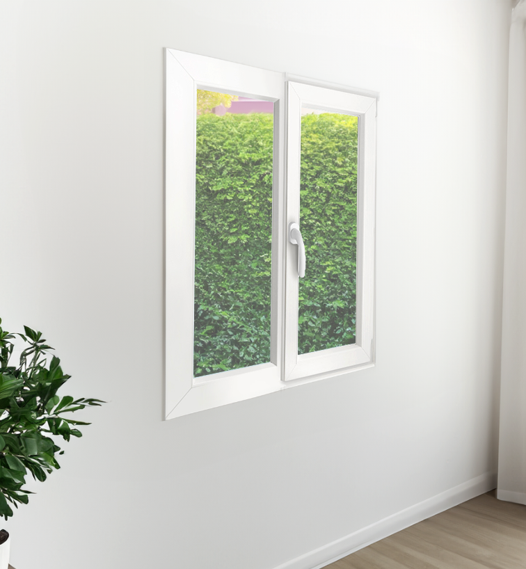 Fenêtre PVC 1 vantail et 1 fixe latéral