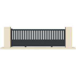 Portail coulissant aluminium sur-mesure MANH