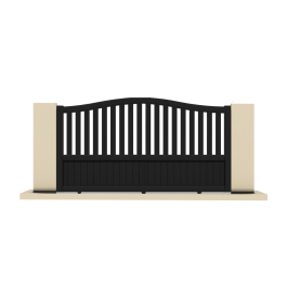 Portail coulissant aluminium sur-mesure BROO