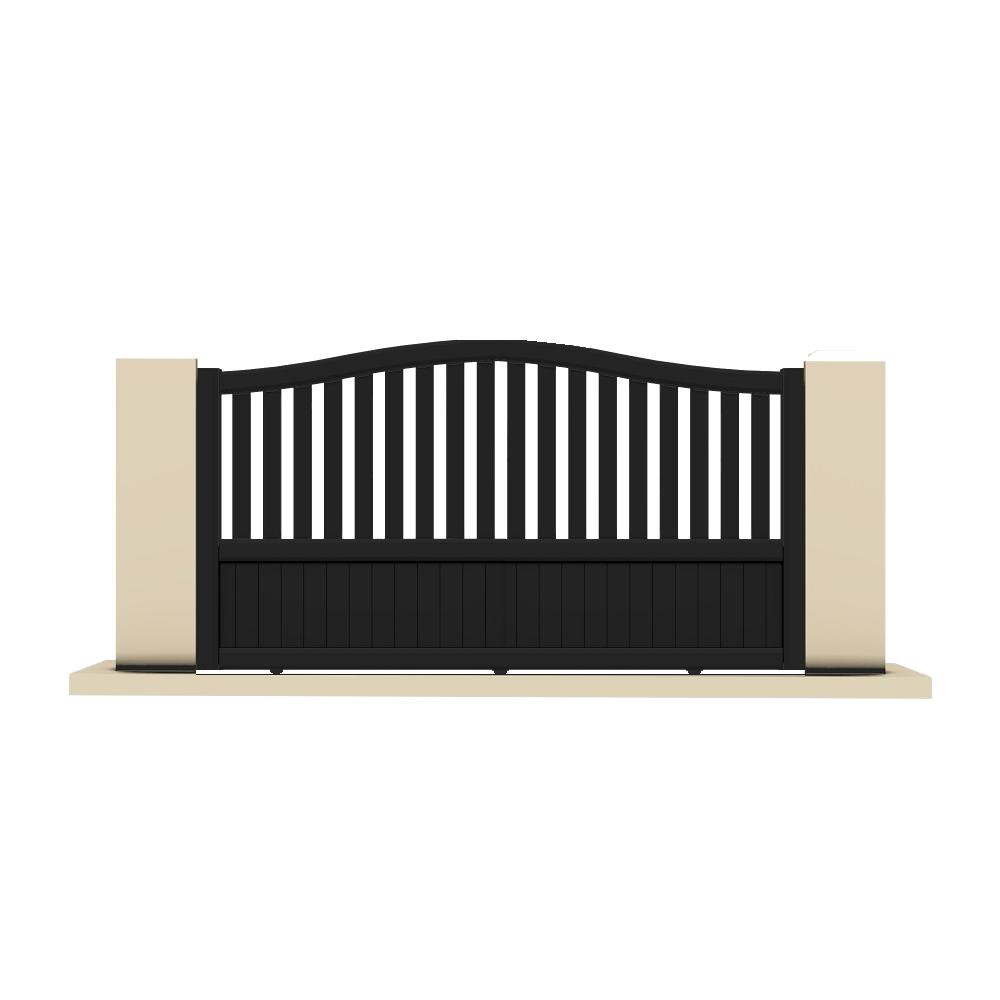 Portail coulissant aluminium sur-mesure BROO