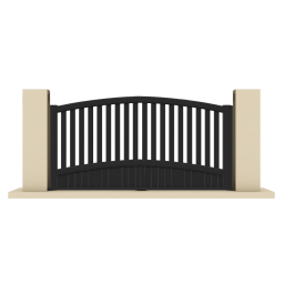 Portail coulissant aluminium sur-mesure MONT