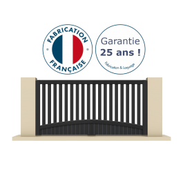 Portail coulissant aluminium sur-mesure HARL