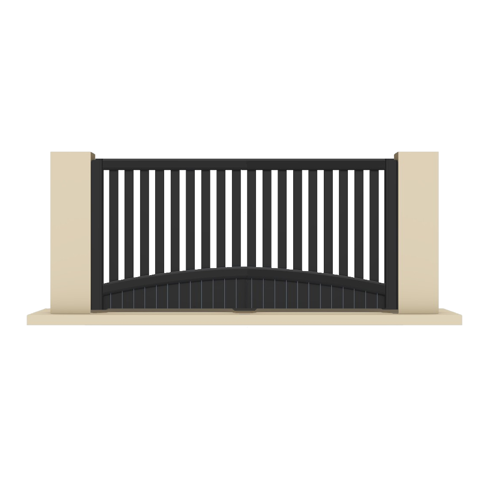 Portail coulissant aluminium sur-mesure HARL