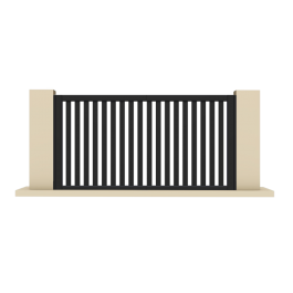 Portail coulissant aluminium sur-mesure JORD