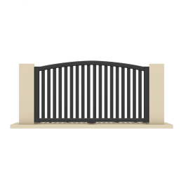 Portail coulissant aluminium sur-mesure OLAN