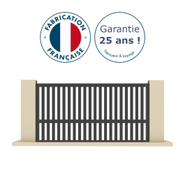 Portail coulissant aluminium sur-mesure ALFA