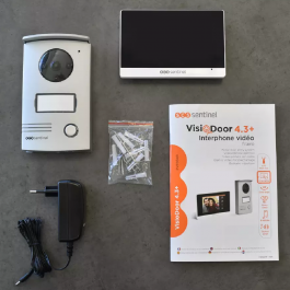 Pack Interphone vidéo filaire VisioDoor 4.3+
