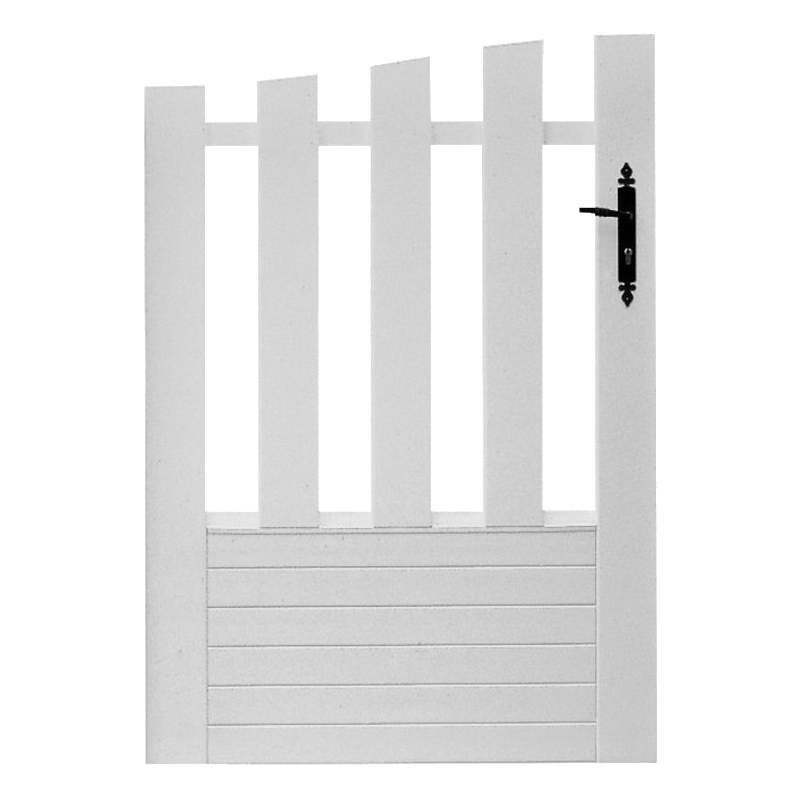 Portillon PVC standard ALENÇON blanc CHAPEAU DE GENDARME 1000x1450 mm