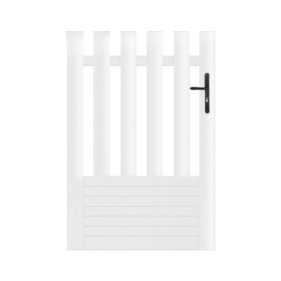 Portillon PVC standard ALENÇON blanc DROIT 1000x1450 mm