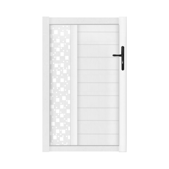 Portillon PVC standard ARLES blanc CARRÉ 1000x1400 mm