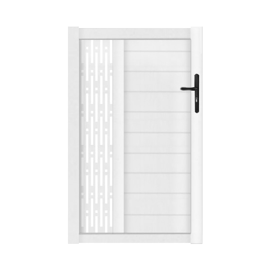 Portillon PVC standard ARLES blanc RECTANGLE 1000x1400 mm