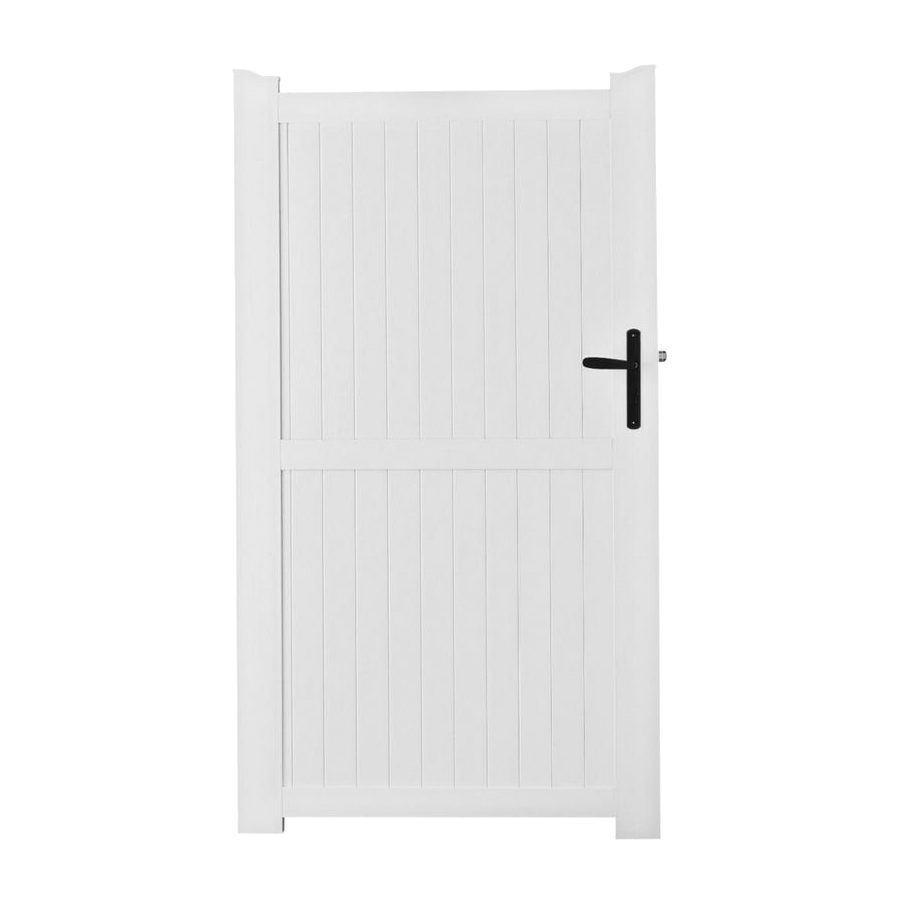 Portillon PVC standard GUÉRANDE blanc hauteur 1800 mm