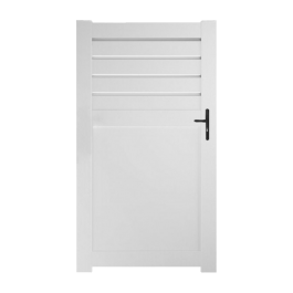 Portillon PVC standard ARRAS blanc 1000x1800 mm (poignée à droite)