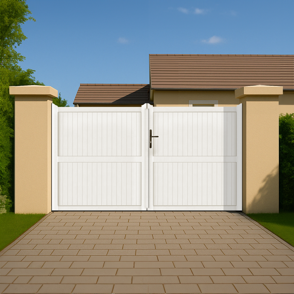 Portail battant PVC sur-mesure Guérande