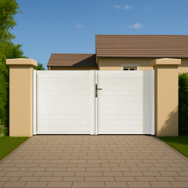 Portail battant PVC sur-mesure Arles