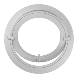 Oeil de boeuf rond basculant PVC ø tableau 600 mm (ouvert)