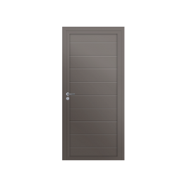 Porte d’entrée PVC couleur design 115 gris quartz