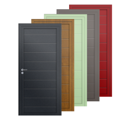 Porte d’entrée PVC couleur design 115