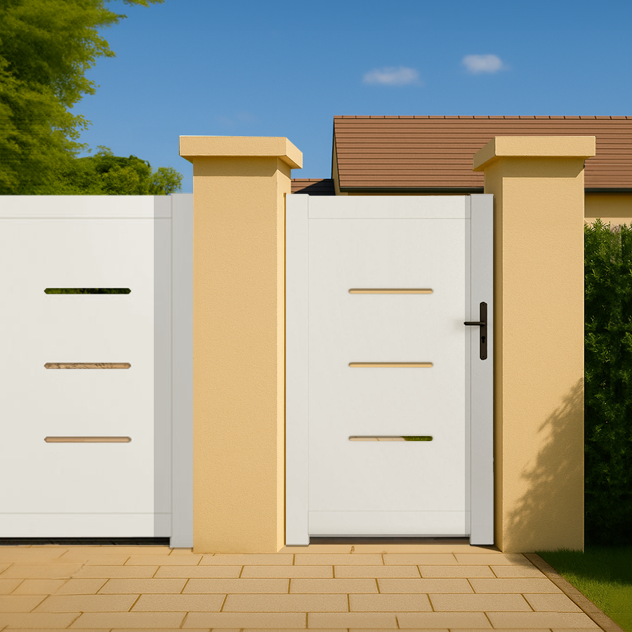 Portillon PVC sur mesure Briançon