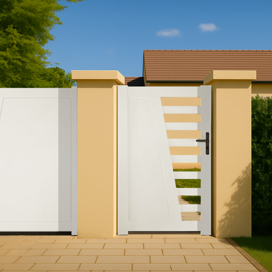 Portillon PVC sur mesure Cambrai