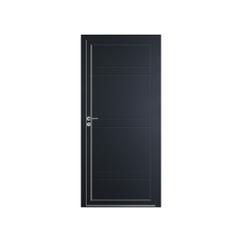 Porte d’entrée PVC couleur design 102-0 anthracite