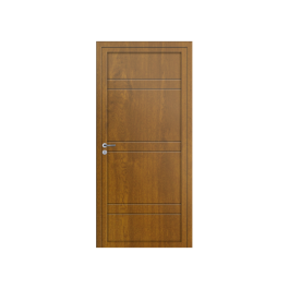 Porte d’entrée PVC couleur design 102-0 chêne doré