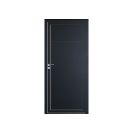 Porte d’entrée PVC couleur design 102-2 anthracite