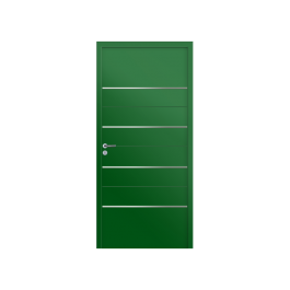 Porte d’entrée PVC couleur design 7798 vert herbe