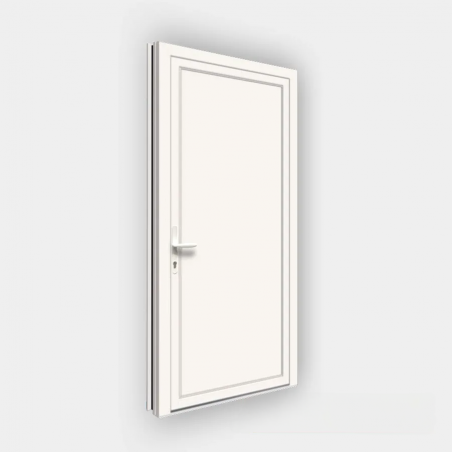 Porte de service lisse pleine