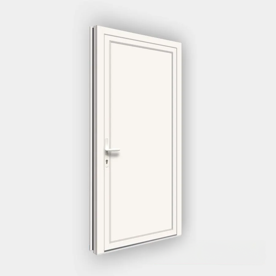 Porte de service lisse pleine