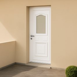 Porte d’entrée en PVC Athena 9 vitrée