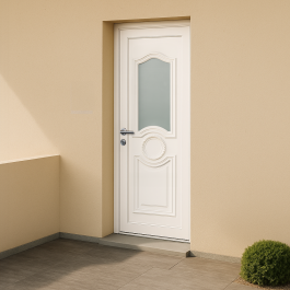 Porte d’entrée en PVC Celia 6 vitrée