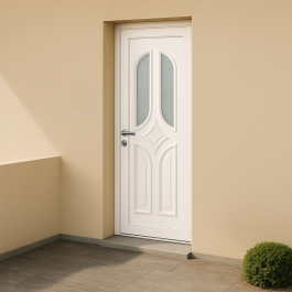 Porte d’entrée en PVC Samba 125 vitrée