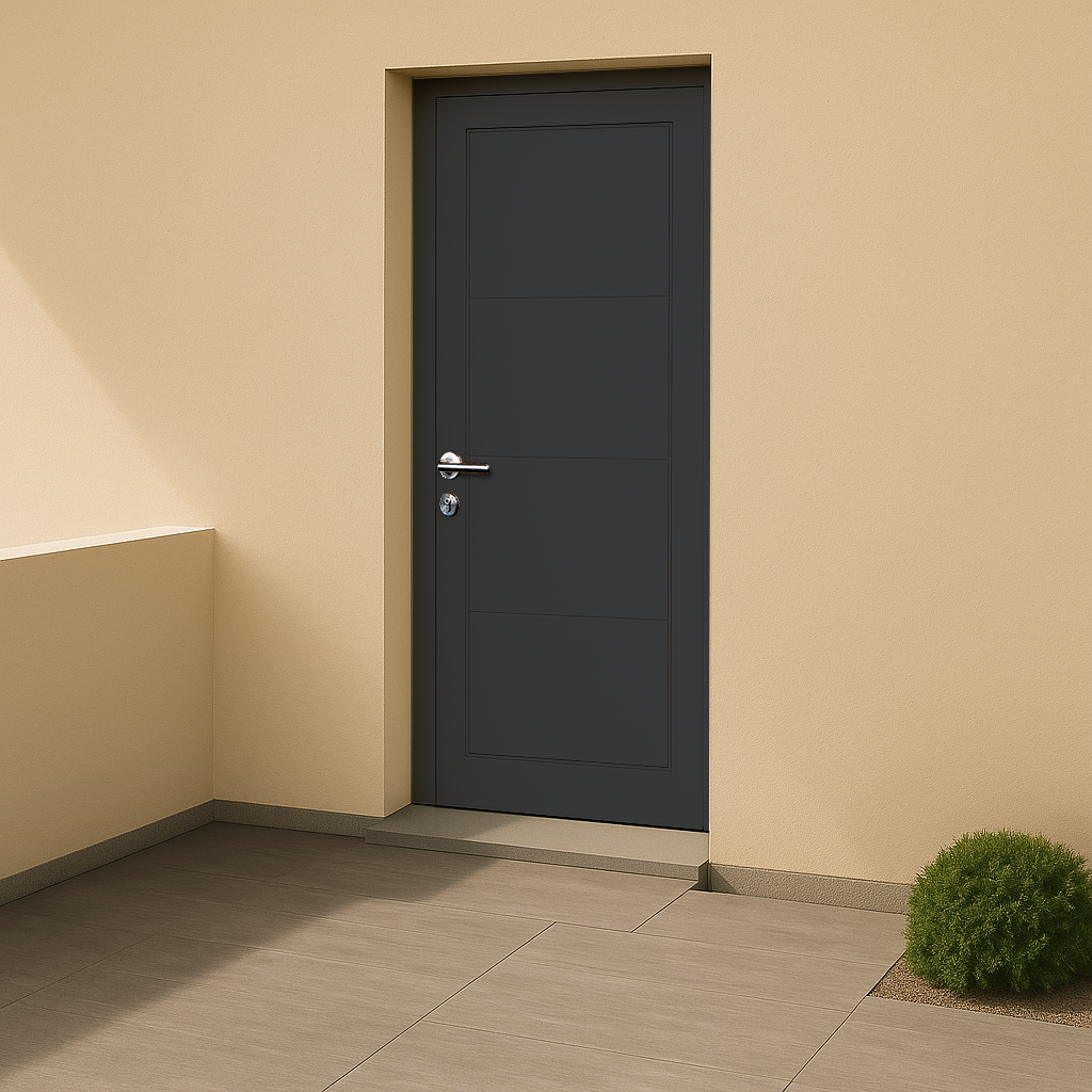 Porte d’entrée PVC couleur design 102-2