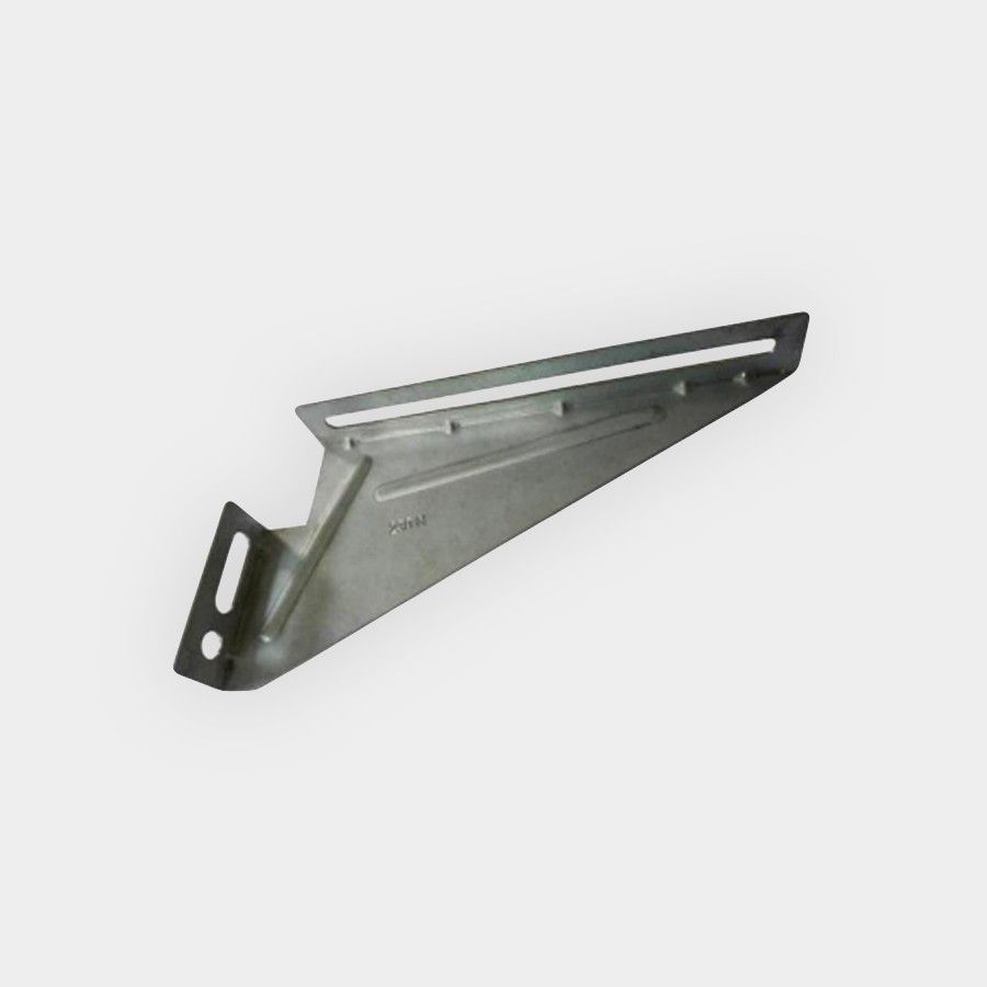 Patte à gousset pour coulissant PVC Iso 140 mm