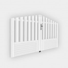 Image Portail PVC Alençon (Convexe)