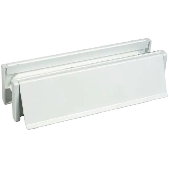 Entrée de boite aux lettres blanche pour portes