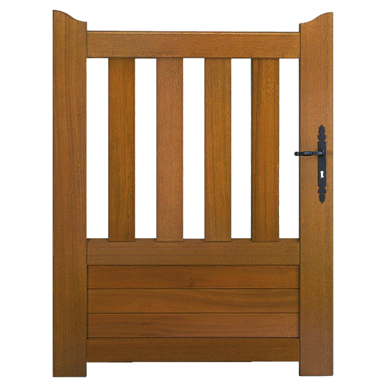 Portillon battant bois exotique sur-mesure AMIENS