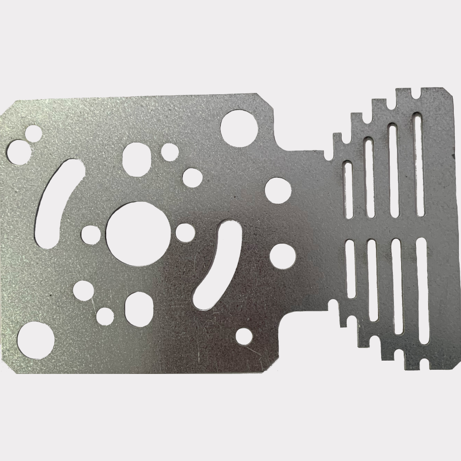 Plaque de support moteur / treuil universelle pour coffre de volet roulant