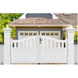 Portail battant PVC sur-mesure Hambourg Galbé