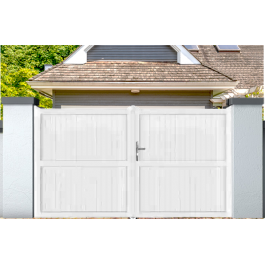 Portail battant PVC sur-mesure Guérande