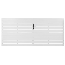 Portail battant PVC standard LYON blanc