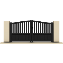 Portail battant aluminium sur-mesure BROO