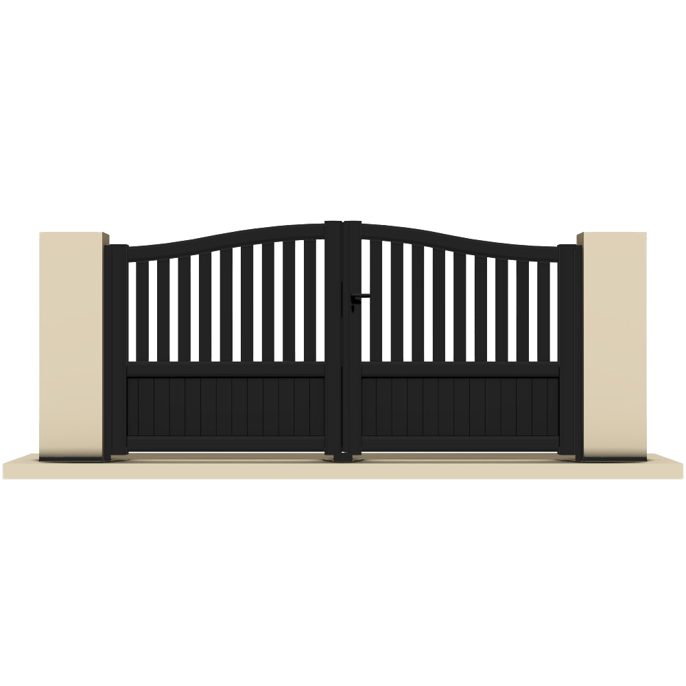 Portail battant aluminium sur-mesure BROO