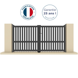Portail battant aluminium anthracite ALFA