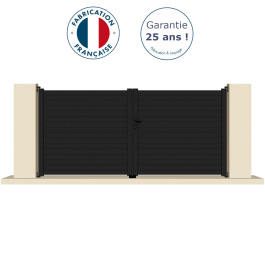 Portail battant aluminium anthracite SUMA